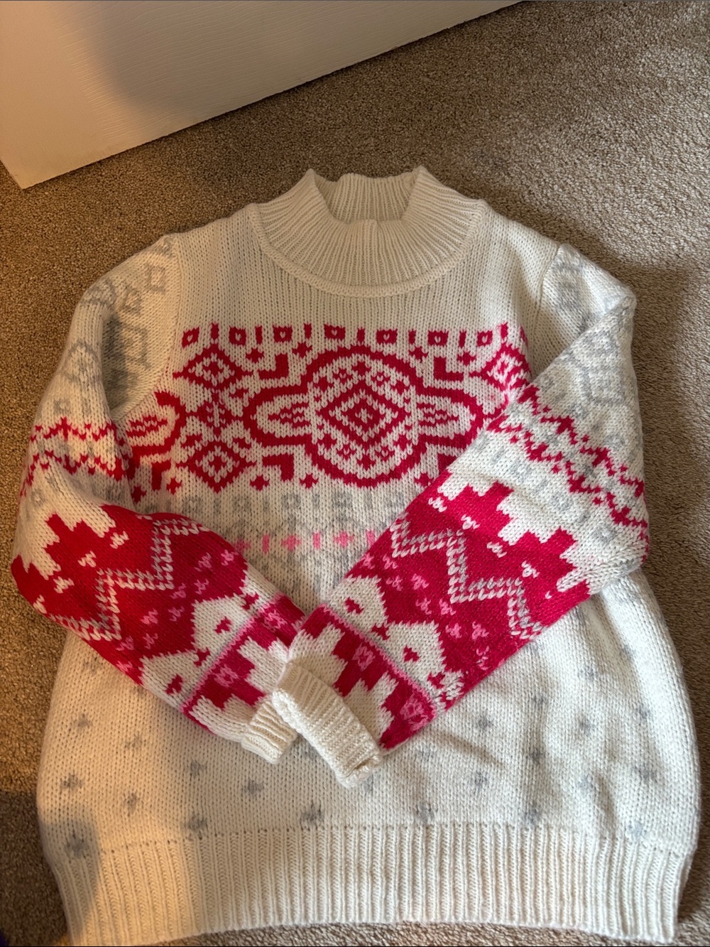 GAP Cream Ribbed Knit sweater - Picture 2 of 2